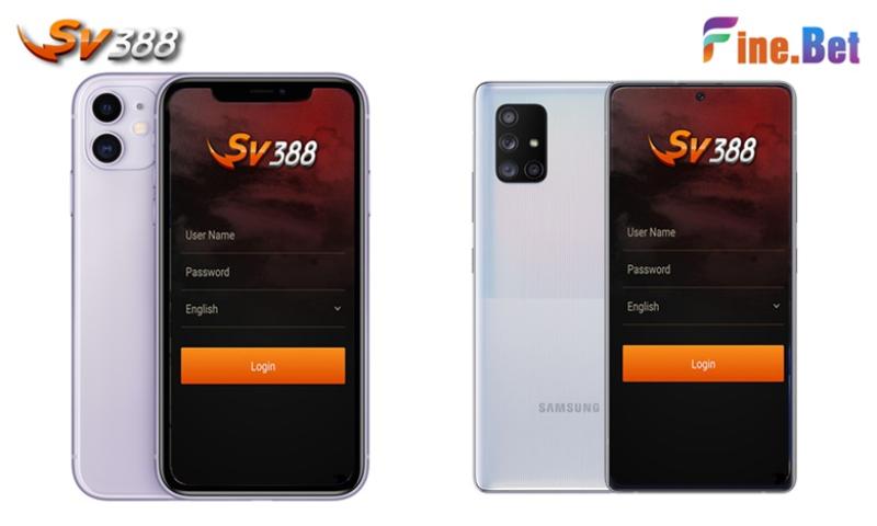 Ứng dụng SV388 được thiết kế cho cả iOS và Android